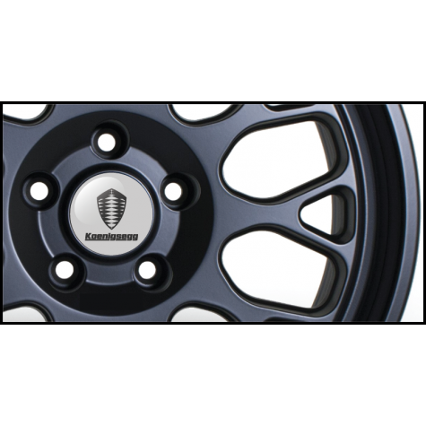 Koenigsegg Gel Domed Wheel Badges (Set of 4)