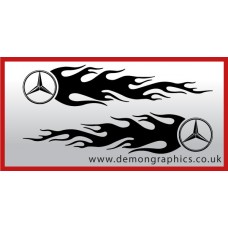 Logo flames : Mercedes