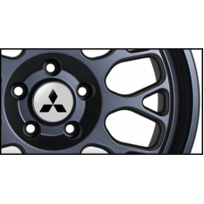 Mitsubishi Gel Domed Wheel Badges (Set of 4)