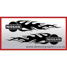 Logo flames : Nissan