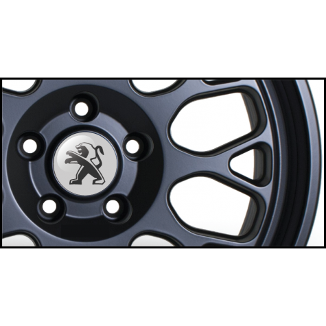 Peugeot Gel Domed Wheel Badges (Set of 4)