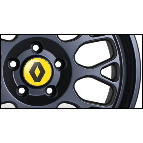 Renault Gel Domed Wheel Badges (Set of 4)