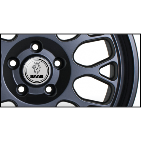 SAAB Gel Domed Wheel Badges (Set of 4)
