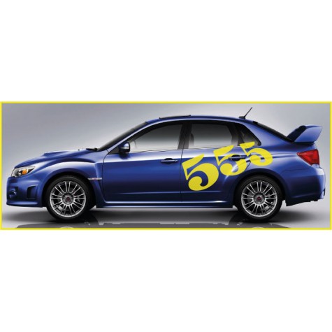 Subaru 555 Side Graphics