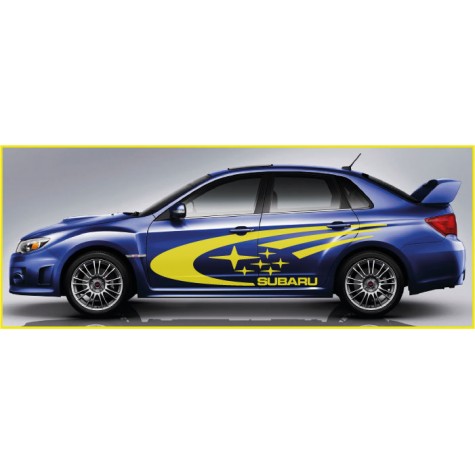 Subaru Impreza Swoosh Side Graphics