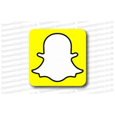 Snapchat Logo Vinyl Sticker