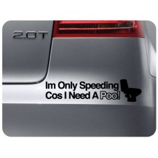 Speeding Sticker