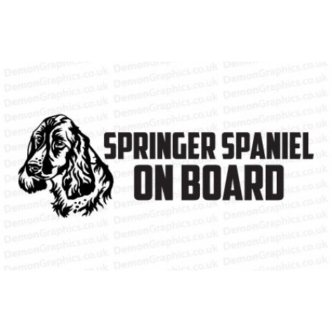 Springer On Board Sticker