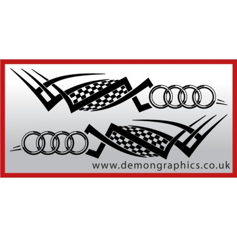 Logo tribal : Audi £19.99 both sides