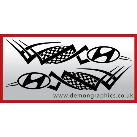 Logo tribal : Hyundai £19.99 both sides