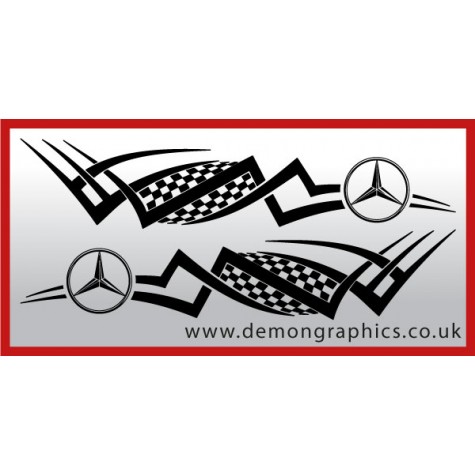 Logo tribal : Mercedes £19.99 both sides