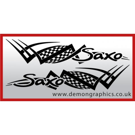 Logo tribal : Saxo £19.99 both sides