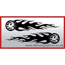 Logo flames : Vauxhall