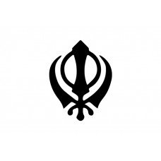 Khanda Vinyl Sticker