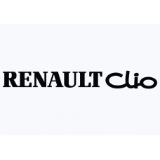 Renault Clio Adhesive Vinyl Sticker