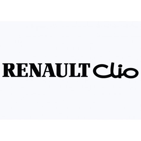 Renault Clio Adhesive Vinyl Sticker
