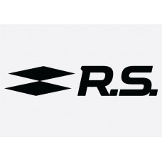 Renault RS Logo Adhesive Vinyl Sticker