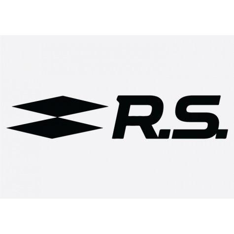 Renault RS Logo Adhesive Vinyl Sticker