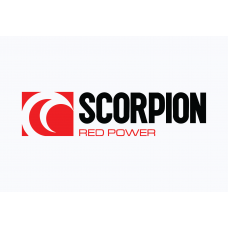 Scorpion Red Power Adhesive Vinyl Sticker Scorpion Red Power Adhesive Vinyl Sticker