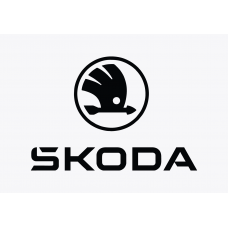 Skoda Badge Adhesive Vinyl Sticker