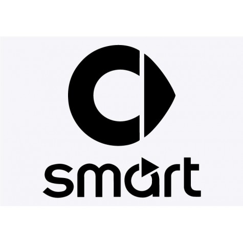 Smart Car Badge Adhesive Vinyl Sticker #3