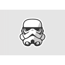 Storm Trooper Full Colour Vinyl Sticker