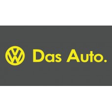 VW 'Das Auto' Adhesive Vinyl Sunstrip