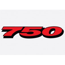 Suzuki 750 Adhesive Vinyl Sticker