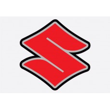 Suzuki Badge 2 Colour Adhesive Vinyl Sticker