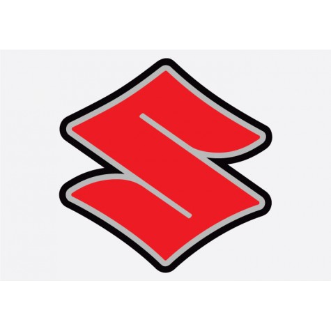 Suzuki Badge 2 Colour Adhesive Vinyl Sticker