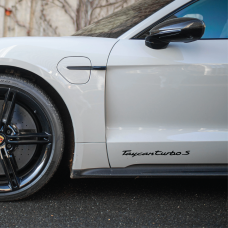 Porsche Taycan Turbo S Badge Vinyl Sticker