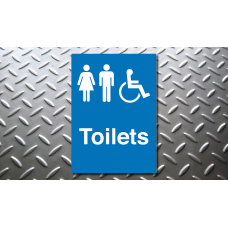 Toilets - Safety Sign