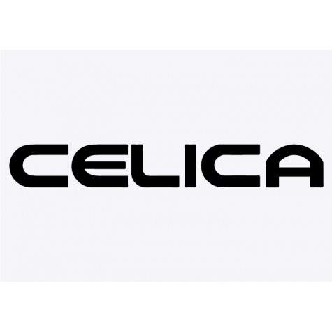 Toyota Celica Adhesive Vinyl Sticker