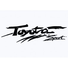 Toyota Sport Adhesive Vinyl Sticker