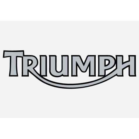 Triumph Badge 2 Adhesive Vinyl Sticker