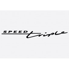 Triump Speed Triple Badge Adhesive Vinyl Sticker