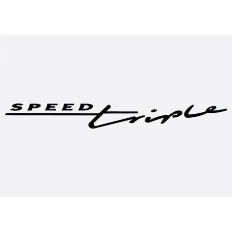 Triump Speed Triple Badge Adhesive Vinyl Sticker