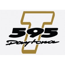 Triumph T595 Daytona Badge Adhesive Vinyl Sticker