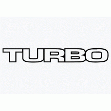 Old Skool Classic Vinyl Sticker: Turbo