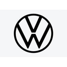 VW Badge Adhesive Vinyl Sticker