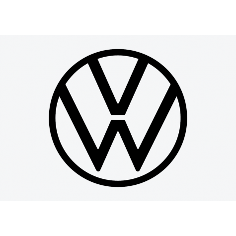 VW Badge Adhesive Vinyl Sticker