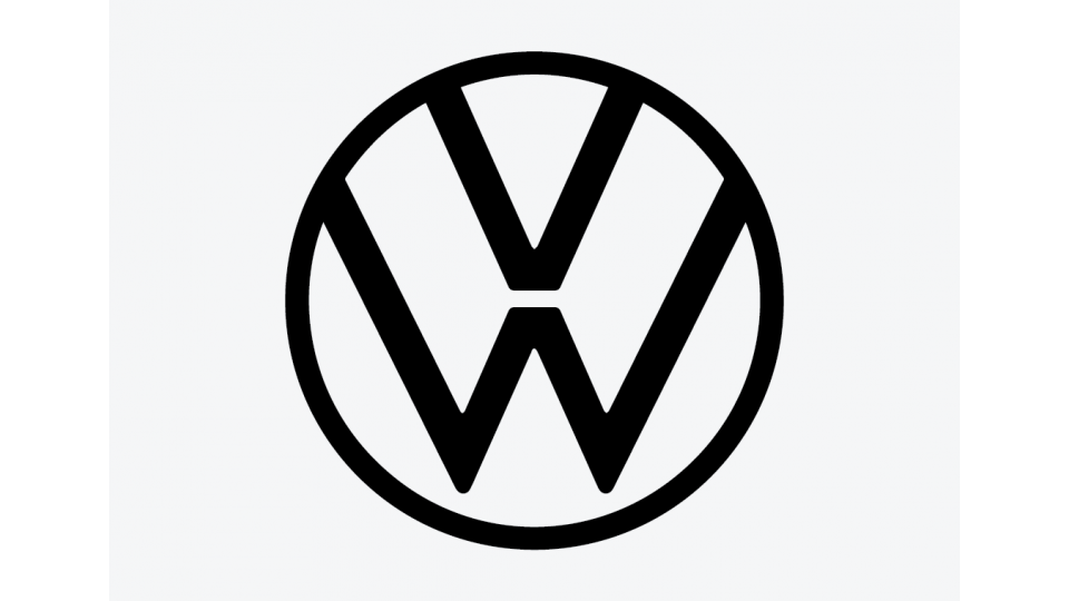 VW Badge Adhesive Vinyl Sticker
