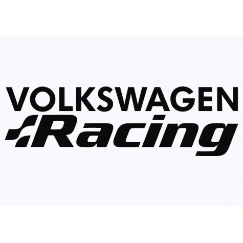 VW Racing Adhesive Vinyl Sticker #3