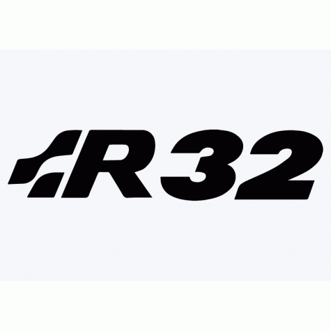 VW R32 Badge Adhesive Vinyl Sticker