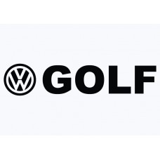 VW Golf Adhesive Vinyl Sticker