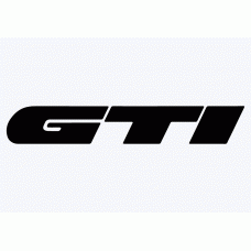 VW GTI Adhesive Vinyl Sticker (1)