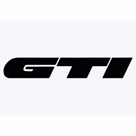 VW GTI Adhesive Vinyl Sticker (1)