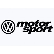 VW Motor Sport Adhesive Vinyl Sticker