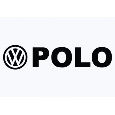 VW Polo Adhesive Vinyl Sticker