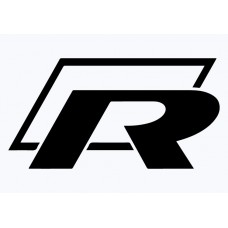 VW R Line Badge Adhesive Vinyl Sticker